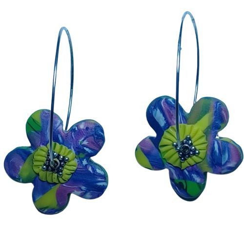 floral earrings-AIE00028