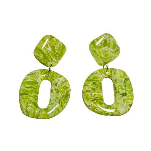Lime earrings AIE00128