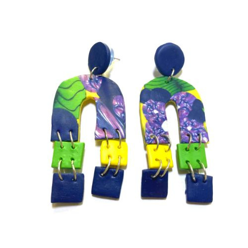 Abstract Art earring-AIE00008