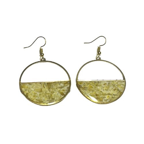 light yellow earrings AIE00135