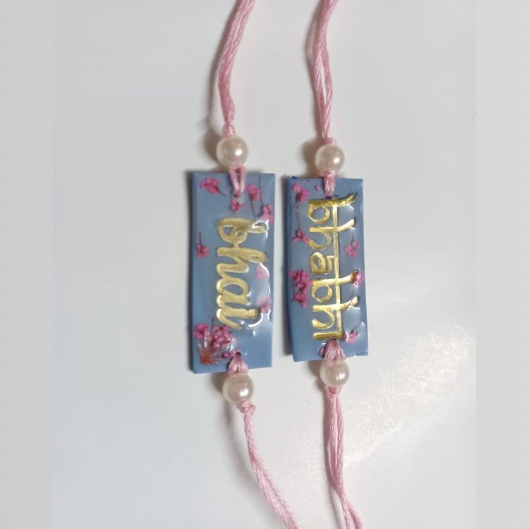 Natural flower Bhai & Bhabhi Rakhi
