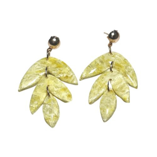 light yellow earrings AIE00132