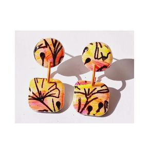 Handpainted earring AIE00116
