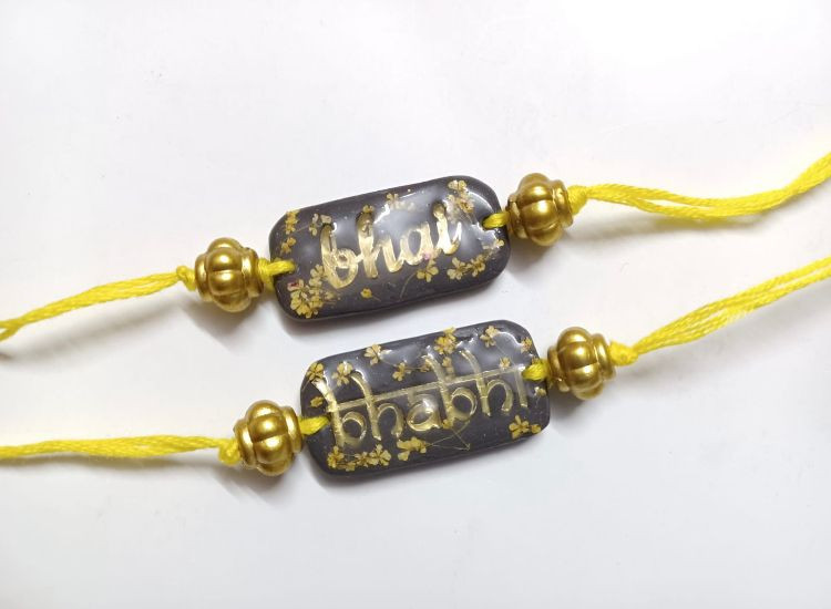 Natural flower Bhai & Bhabhi Rakhi