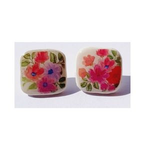 Silk Screen Studs -AIE00094